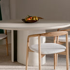 Sculptural Fiberglass Dining Table