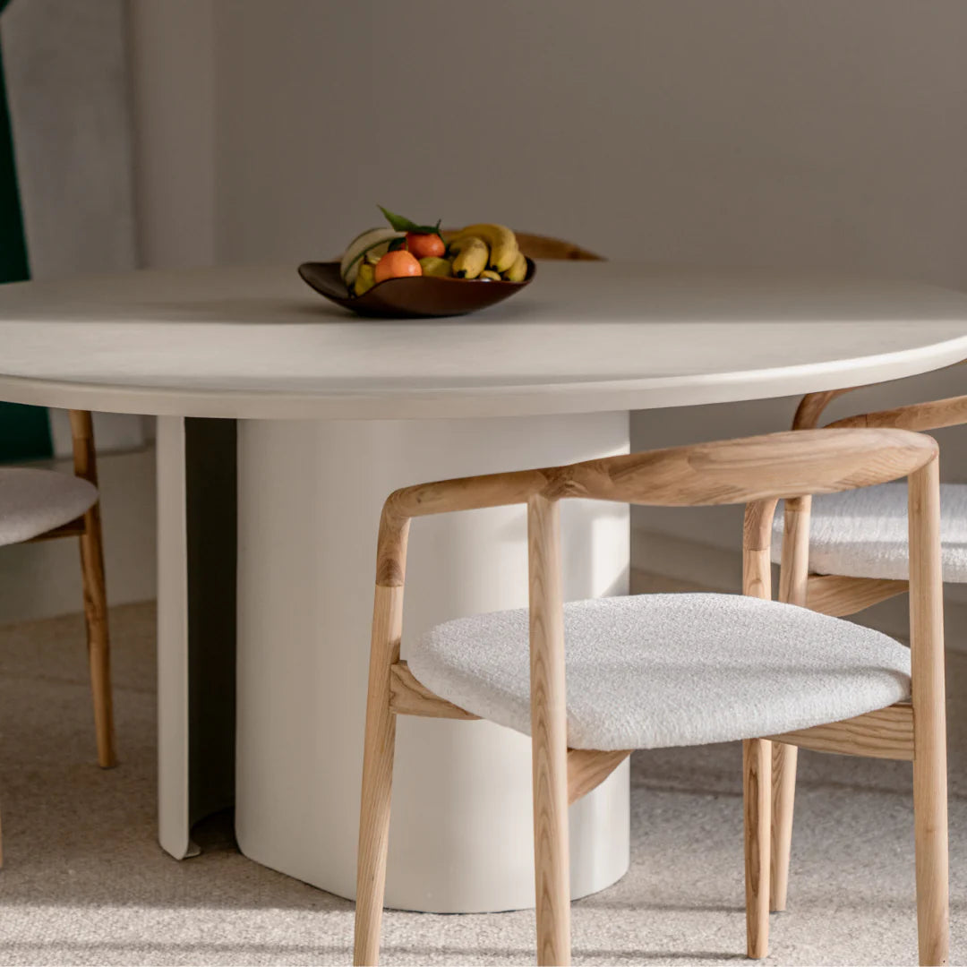 Sculptural Fiberglass Dining Table