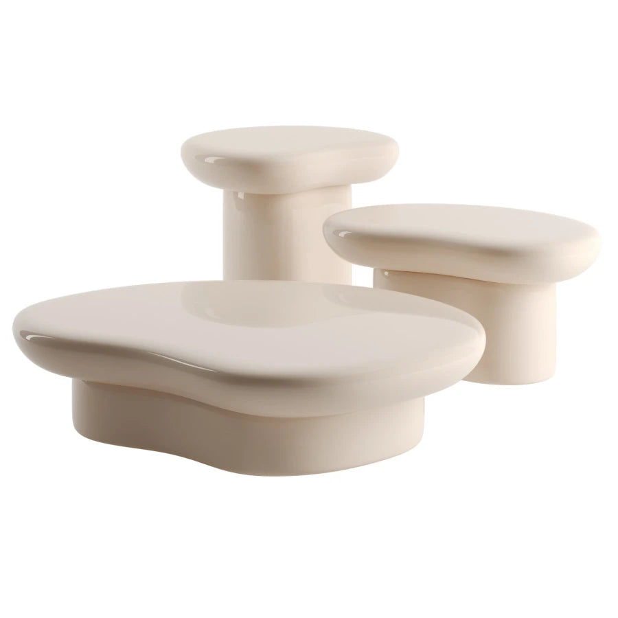 Modern Fiberglassl Coffee Table