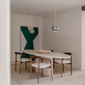Polygon Fiberglass Dining Table