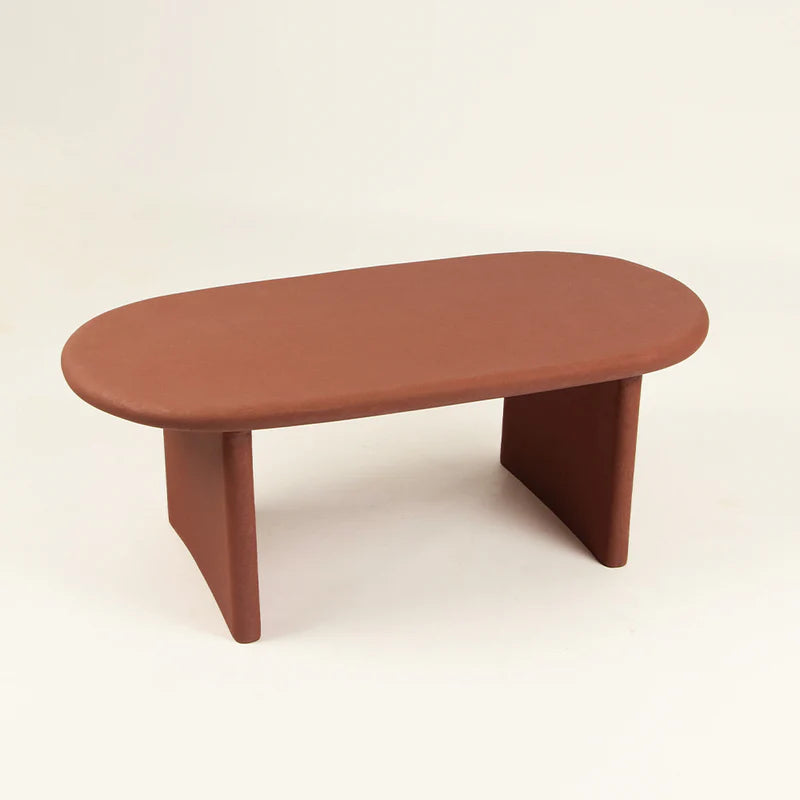 Sculptural Fiberglass Side Table