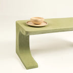 Faceted Fiberglass coffee Table