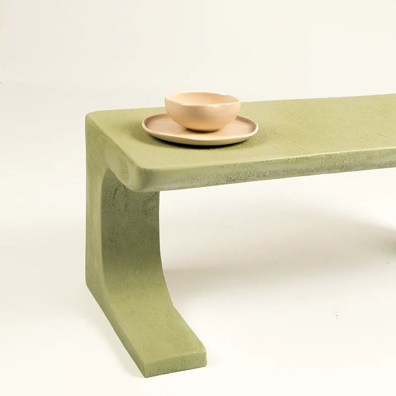 Faceted Fiberglass coffee Table