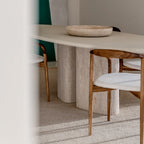 Polygon Fiberglass Dining Table