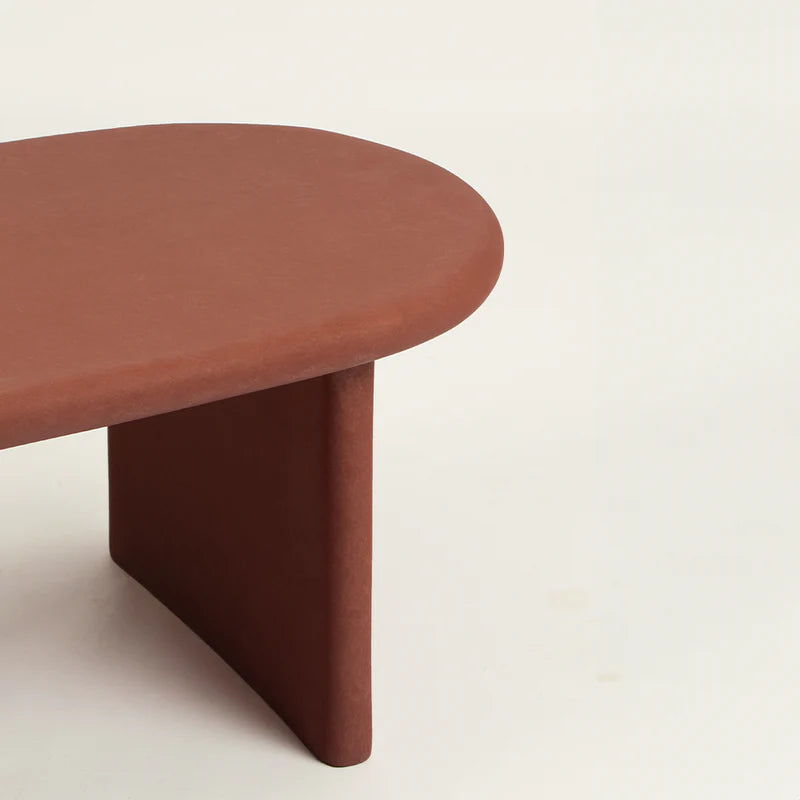 Sculptural Fiberglass Side Table