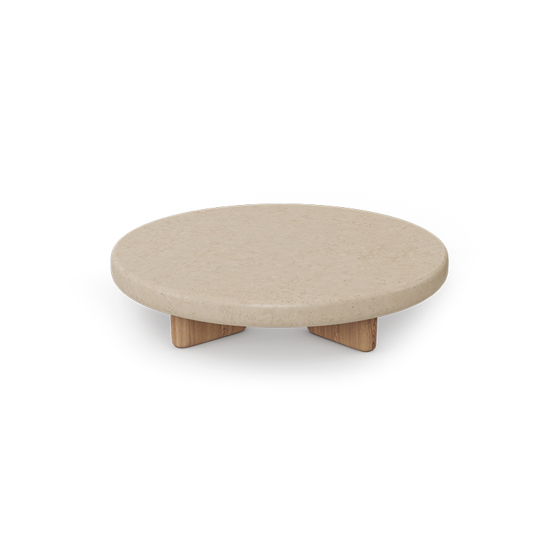 Round Fiberglass Coffee Table