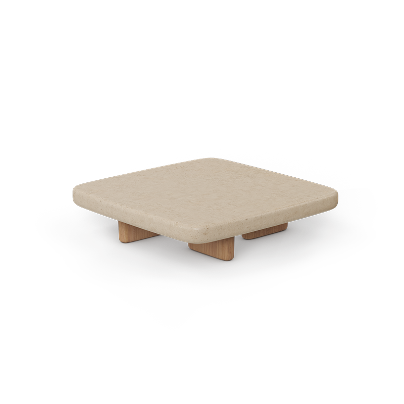 Polygon Fiberglass Coffee Table