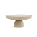 Faceted Fiberglass Coffee Table