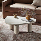 Faceted Fiberglass Coffee Table