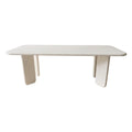 Geometric Fiberglass Dining Table