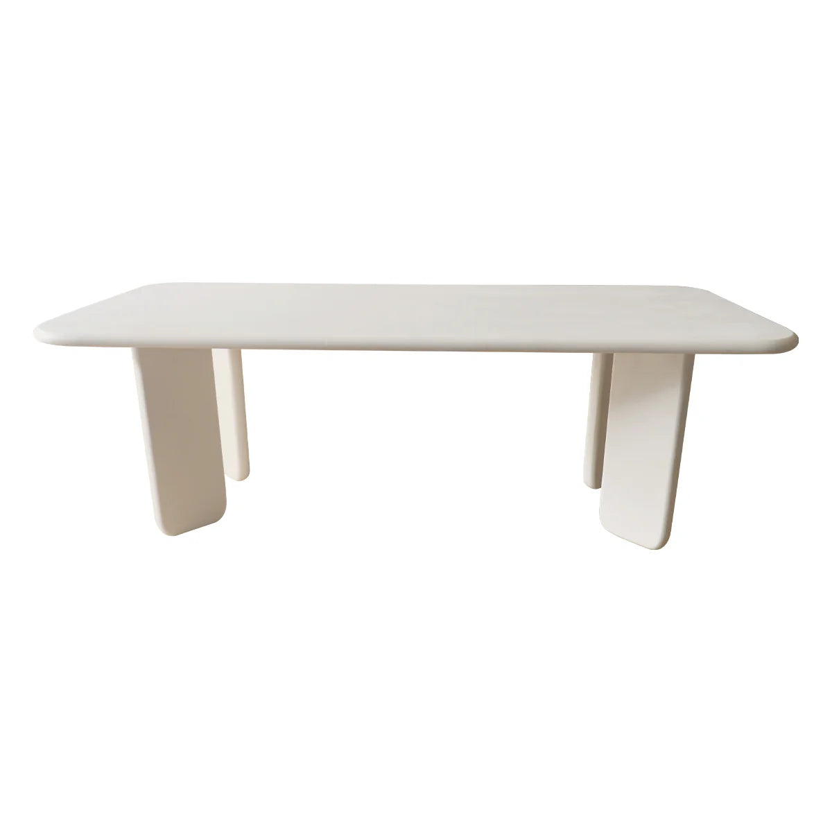 Geometric Fiberglass Dining Table